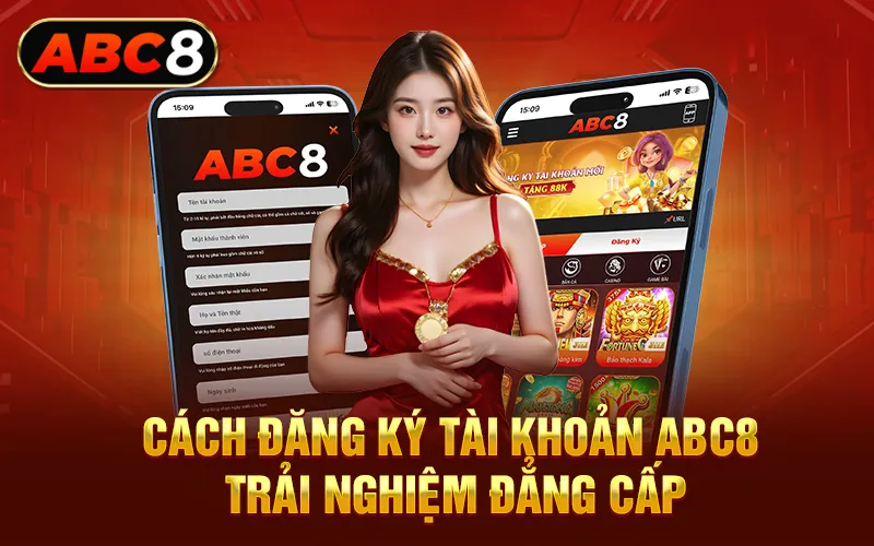 Cách đăng ký tài khoản ABC8 trải nghiệm đẳng cấp